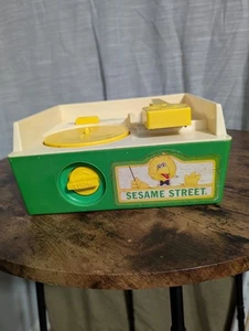 Fisher Price Sesame Street Music Box Record Player Vintage 1984 Musical 80s Toy - Picture 1 of 21