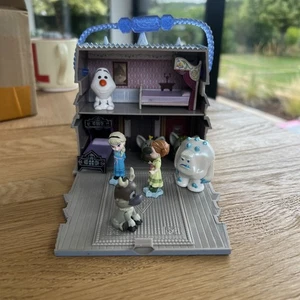 Disney Animators Collection Frozen Castle With Figures Elsa Anna Trolls Olaf - Picture 1 of 7