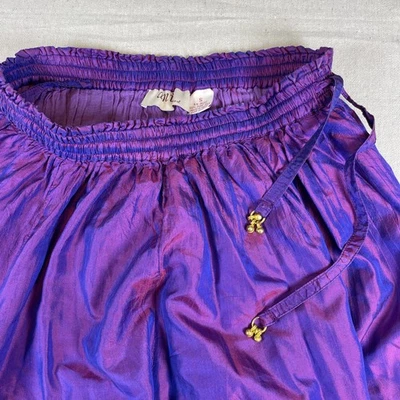 Anu by Natural Silk Maxi Skirt Maxi Size Small Colorful Flowy Boho Gypsy Hippie - Image 1 of 4