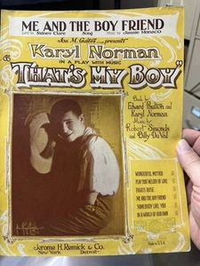 C 1923 KARYL NORMAN Sheet Music BESIDE A BABBLING BROOK - Picture 1 of 3