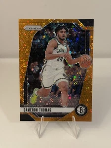Cameron Thomas 2024-25 Panini Prizm Fast Break Orange Prizm /125 #91 - Picture 1 of 2