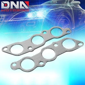 FOR 1992-2005 SC300 GS300 IS300 SUPRA ENGINE ROUND PORTS EXHAUST MANIFOLD GASKET - Picture 1 of 6