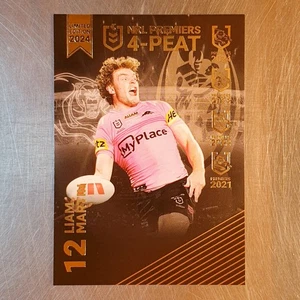2024 NRL Premiers 4-Peat Limited Edition Card #P13 Liam Martin - Picture 1 of 2