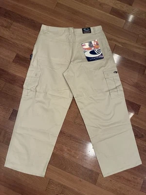Vintage Deadstock Interstate Baggy Wide Leg Cargo Pants JNCO Skate Y2K 42 Mens - Image 1 of 4