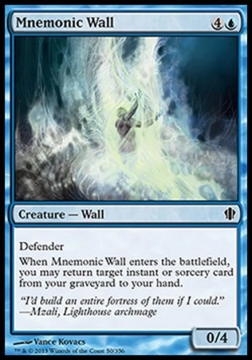 Mnemonic Wall - Medium Play MTG Commander 2013 Edition - Image 1 of 1