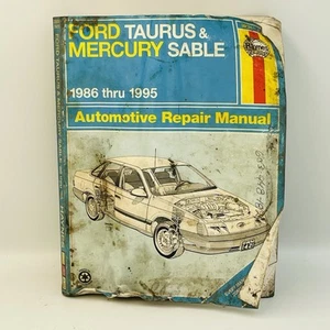 Ford Taurus & Mercury Sable 1986 - 1994 Haynes Repair Manual 36074 Worn - Picture 1 of 5