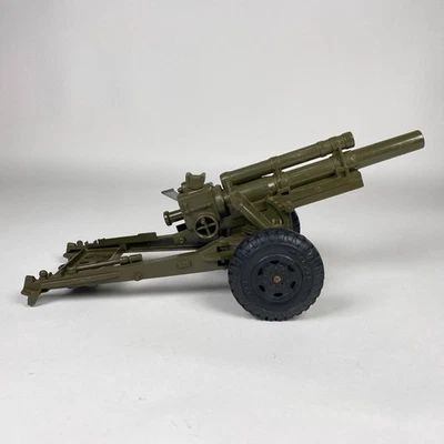 De colección Marx Lumar Juguete Ejército Artillería de Campo Obús Cañón Plástico Verde 12" Foto 1 de 4