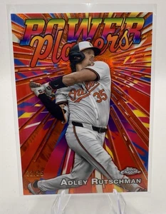 Adley Rutschman 2025 Topps Chrome Power Players Logofractor Orange Refractor /25 - Bild 1 von 3