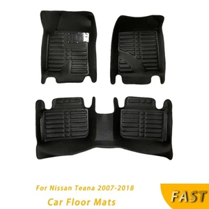 Alfombrillas plegables personalizadas lavables para Nissan Teana 2007-2018 alfombrillas coche EE. UU. - Imagen 1 de 17