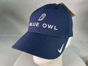 Nike Dri-Fit Club Gorra Sombrero Correa Trasera Azul Búho Capital Bordado Azul Marino Talla M/L Nuevo con Etiquetas - Imagen 1 de 17