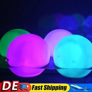 Aufblasbarer Strandball, LED, leuchtend, für Kinder, im Sommer, Wasser, Pool, Sp - Bild 1 von 6