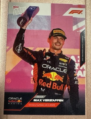 2023 F1 TOPPS NOW® Max Verstappen - Victory number 14 #57 Oracle Red Bull Racing - Image 1 of 2