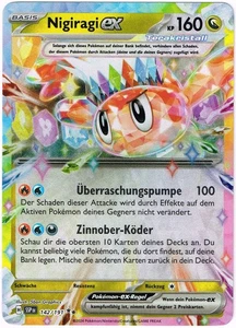 Pokemon Karte - Nigiragi EX - Stürmische Funken - 142/191 - Deutsch Near Mint - Bild 1 von 1