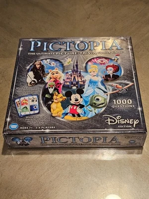 Pictopia Disney Edition Picture Trivia Family Board Game Wonder Open Box New - Image 1 of 4