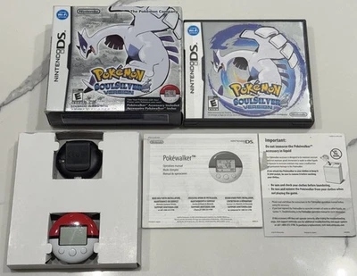*READ* Pokemon SoulSilver Big Box Pokewalker (DS 2010) Authentic CIB w/Protector - Image 1 of 4