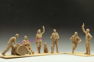 Impresión 3D 1/72/32/48 Resina Segunda Guerra Mundial Luftwaffe Alemana tripulación de vuelo (6 hombres y perros) - Imagen 1 de 5