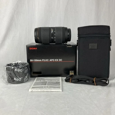 Sigma 50-150mm F/2.8 II APO EX DC HSM for Sigma AF SA Mount w/ Box, Bag, Manual - Image 1 of 4