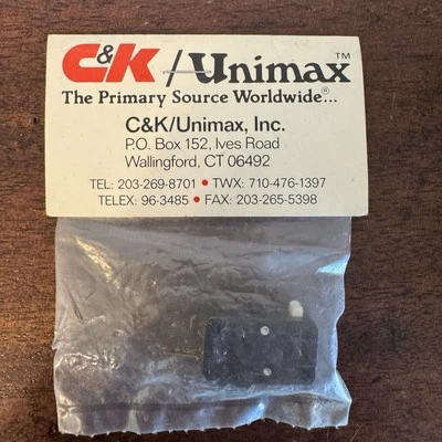Interruptor de acción rápida C&K Unimax 24TM260. NOS Foto 1 de 4