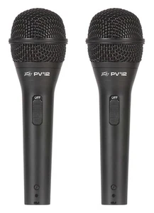 PVi 2 Dynamic Cardiod Handheld Microphone, 2 Pack - Picture 1 of 1