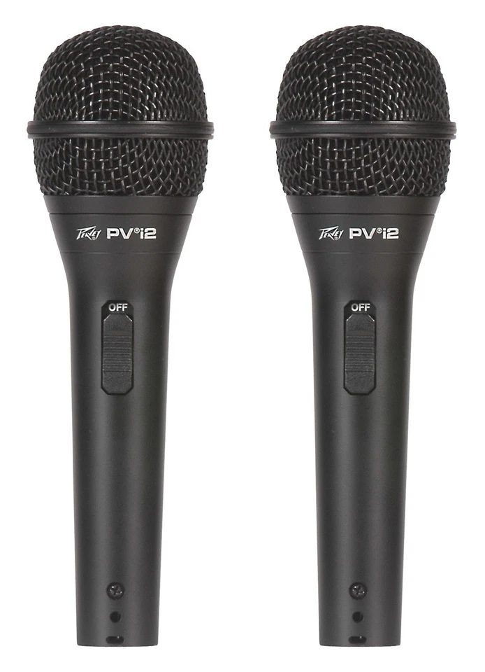 PVi 2 Dynamic Cardiod Handheld Microphone, 2 Pack - Image 1 of 1