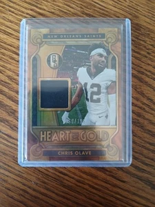 2023 Panini Gold Standard Chris Olave Heart of Gold Threads /199 Saints - Picture 1 of 2
