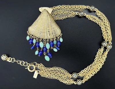 Collar Lilly Pulitzer “Bombshell” 30” concha dorada Foto 1 de 4