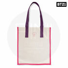 BTS BT21 Official Goods Neon Collection Vivid Canvas Bag 34x37x5cm + Tracking #