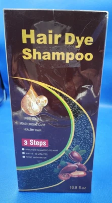 Champú tinte cabello, champú color brillo, cabello sano, champú tinte (HR002) Foto 1 de 4