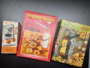 Vintage 2 x Gepäckpresse Cooky Boy + Gerda Variopress + 1 x Kirschenentkerner - Bild 1 von 7