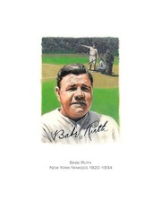 BABE RUTH – N.Y. Yankees Limited Edition 8x10 Giclee print #50.