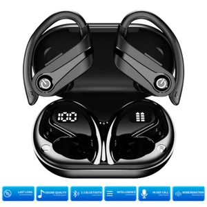 Bluetooth 5.3 Wireless Earbuds Headphone Headset Waterproof Digital LED Display - Picture 1 of 11
