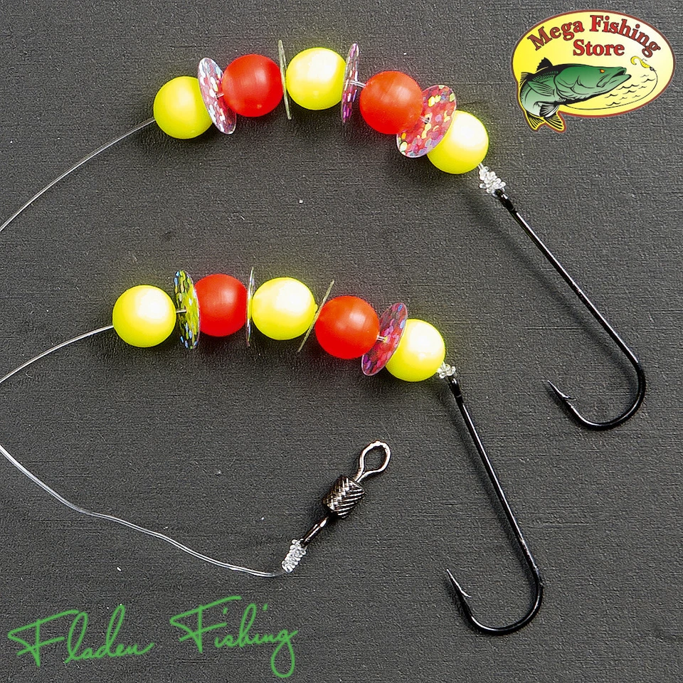 FLADEN Brandungsvorfach Dorsch Plattfisch Scholle Butt Meeres Vorfach Rig Gr. 4 - Bild 1 von 1