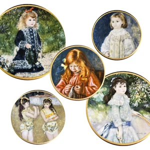 Pickard Porzellan "The Children of Renoir", 5er Set, '78-'80, tadelloser Zustand - Bild 1 von 23
