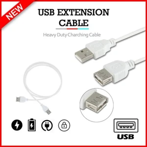 B2G1 FREE USB 3' FAST Extension Cable Cord for Phone Samsung Galaxy A55/F15/M15 - Picture 1 of 5
