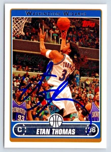 ETHAN THOMAS FIRMADO IP 2006 TOPPS #199 NBA BALONCESTO AUTOMÁTICO - Imagen 1 de 3