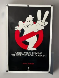 Ghostbusters II 1989 VTG ORIG 27X41 Single Sided TEASER MOVIE POSTER BILL MURRAY - Picture 1 of 15
