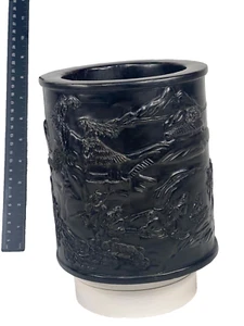 Cepillo vintage República China Zitan - Eruditos cepillo China asiática 1800 g - Imagen 1 de 16