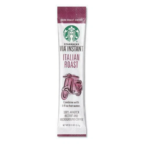 Starbucks Instant Coffee Italian Dark Roast Packets (Box of 50) (11008130)