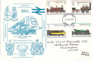 (110443) Railways British Rail BREL Open Day GB FDC SWINDON 1975