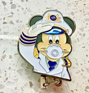 Captain Mickey maskierter Ausweishalter einziehbar Ganzmetall Disney inspiriert RN LPN MD - Bild 1 von 3