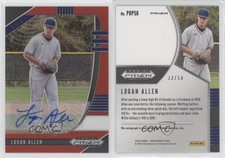 2020 Panini Prizm Draft Picks Red Prizm Auto /50 Logan Allen #PDP56 Auto