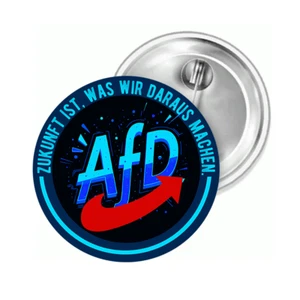Button Zukunft ist was wir daraus machen AfD Anstecknadel Anstecker Pin Brosche - Picture 1 of 2