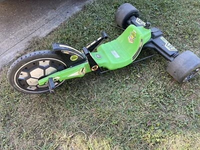 Original Vintage Empire Plastic Green Machine Wheel Tricycle 20” Big Wheel Trike - Image 1 of 4