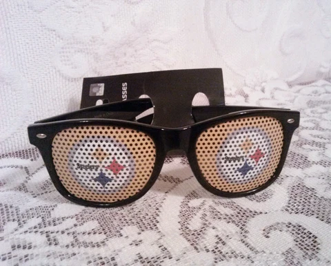 Pittsburgh Steelers Mesh Logo Sunglasses NFL Licensed NWTs Cover