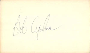 Bob Apodaca Signed 3x5 Index Card Cut New York Mets Autograph - Picture 1 of 1