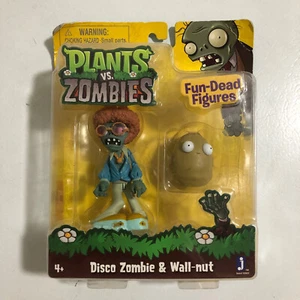 Plants vs Zombies Fun Dead Figures Disco Zombie and Wall Nut - New Sealed - Picture 1 of 2