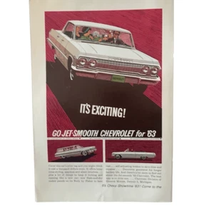 Vintage 1962 Chevrolet Chevy Showtime 63 Ad Advertisment - Picture 1 of 5