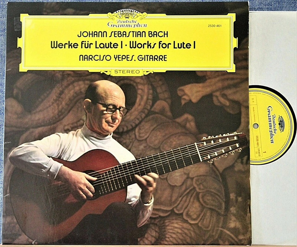 Yepes. Bach (Works for lute). DGG 2530 461. NM - Image 1 of 1