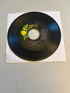 TOM JONES LETTER TO LUCILLE / THANK THE LORD 7" VINYL 45 RPM PARROT 45-40074 VG+ - Picture 1 of 2