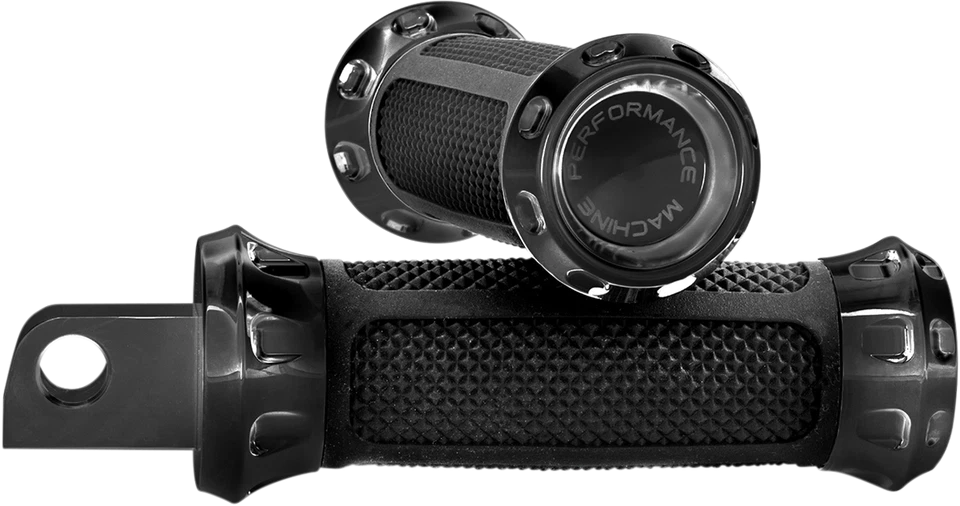 Performance Machine (Pm) Over Drive Footpeg - Black 0035-1158-B - Image 1 of 1